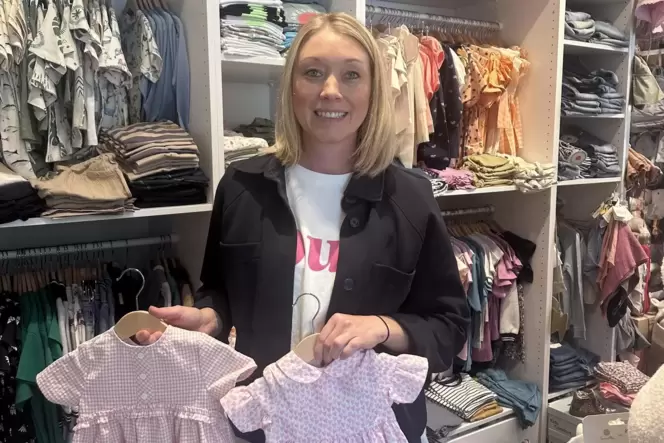 Christine Müller hatte während ihrer Schwangerschaft die Idee, selbst eine Boutique für Schwangerschaftsmode, Baby- und Kinderkl