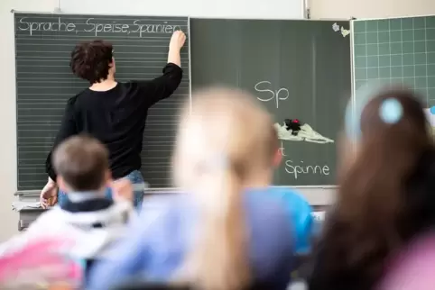 Unterricht an einer Grundschule