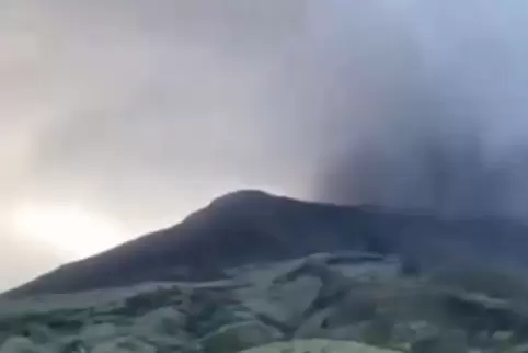 Ausbruch auf Vulkaninsel Stromboli