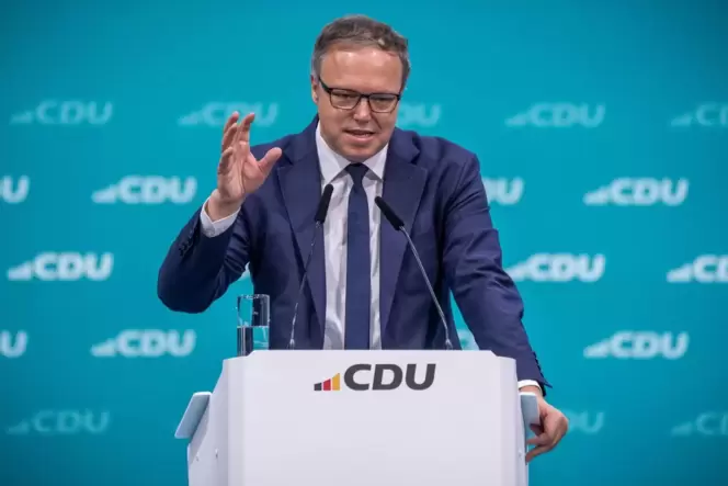 Thüringer CDU-Spitzenkandidat Mario Voigt