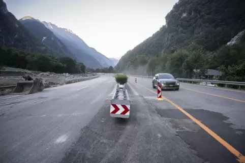 Nach Unwettern - Alpenautobahn A13 wiedereröffnet