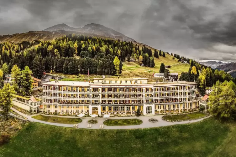 Im Hotel Schatzalp sind die Badarmaturen und ein Teil des Mobiliars von 1900.