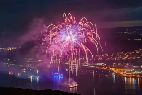 «Rhein in Flammen» in Bingen und Rüdesheim