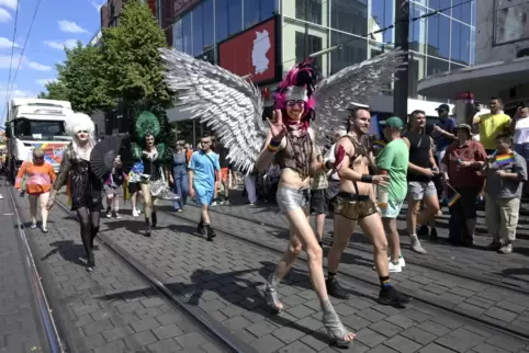 Ein Blick auf den CSD 2022 in Mannheim.