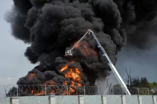 Explosion in einem Treibstoffdepot in Russland