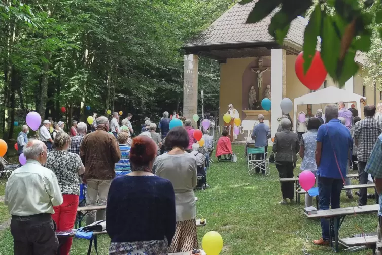 Beim Klausenfest im Sommer 2020.