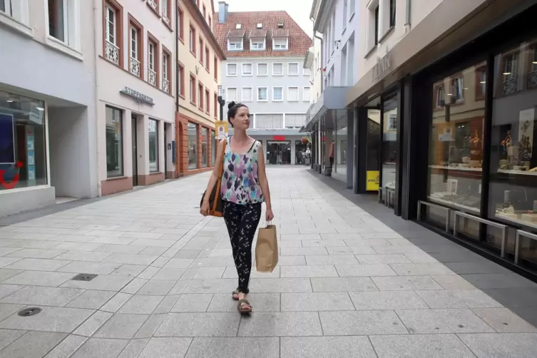 Janina Croissant genießt die Einsamkeit. 