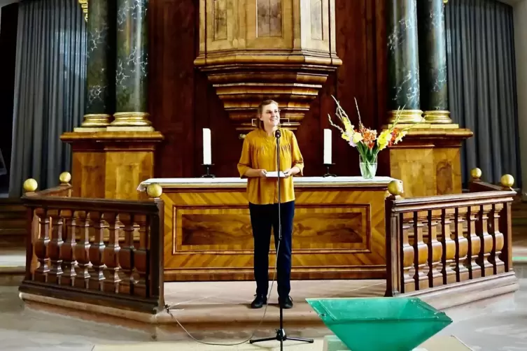 Ulrike Heubeck hat seit wenigen Wochen das Amt der Bezirkskantorin am Donnersberg inne.