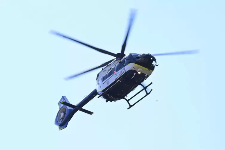 Ein Hubschrauber war im Einsatz.