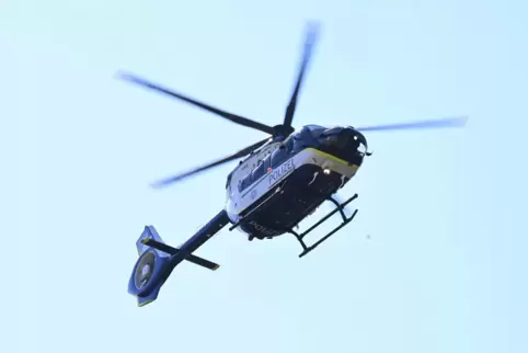 Ein Hubschrauber war im Einsatz.