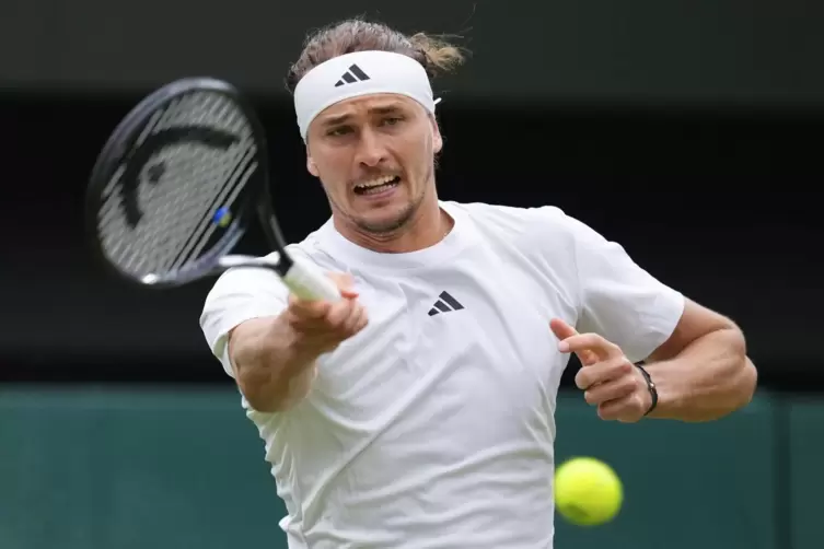 Nicht im Viertelfinale von Wimbledon: Alexaner Zverev.