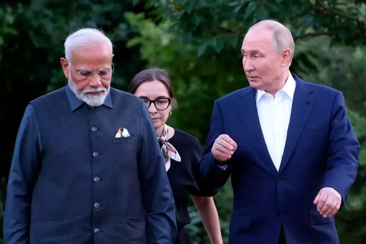 Indiens Premierminister Modi in Moskau