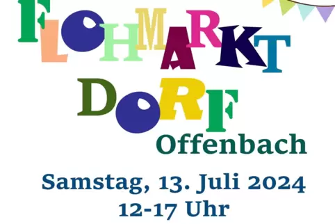 Plakat Flohmarktdorf Offenbach 