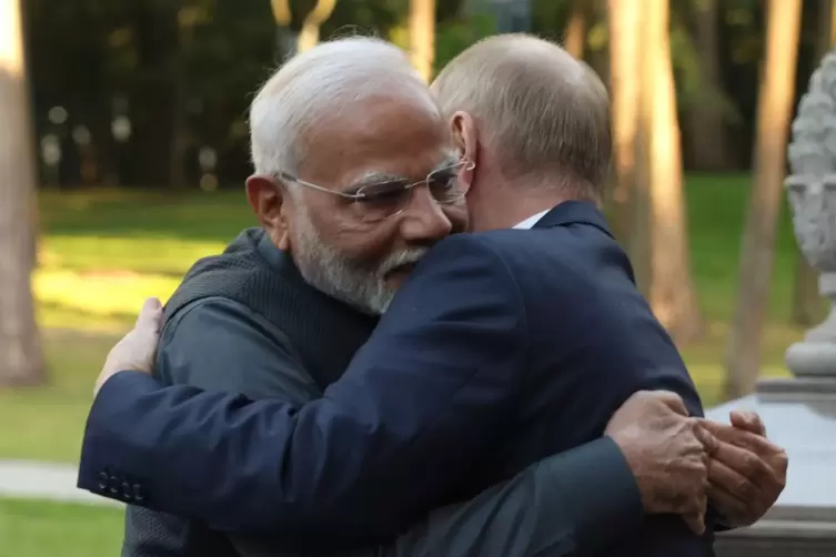 Indiens Premierminister Modi in Moskau