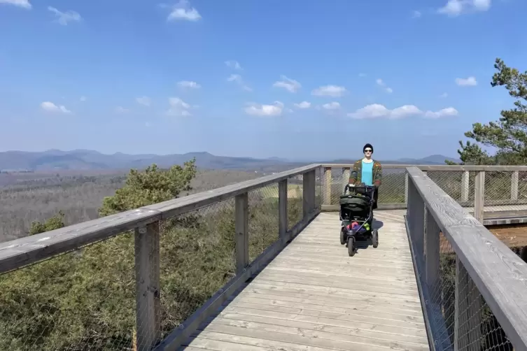 Barrierefrei: mit dem Kinderwagen unterwegs.