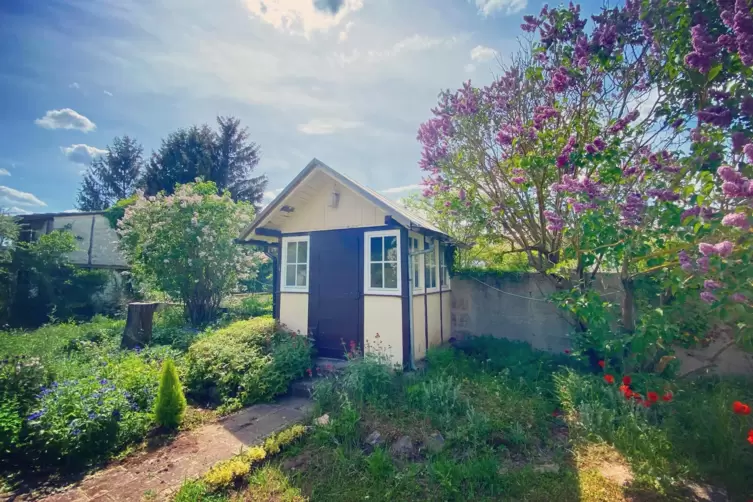 „Mein wunderbares Gartenhaus“, hat Jeannette Anthes dieses Foto untertitelt. 