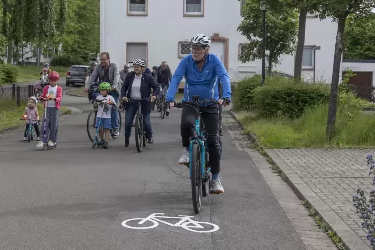 Auch in Homburg gibt es Fahrradzonen (unser Foto zeigt die Birkensiedlung). In Bexbach ist es aber komplizierter, welche einzuri