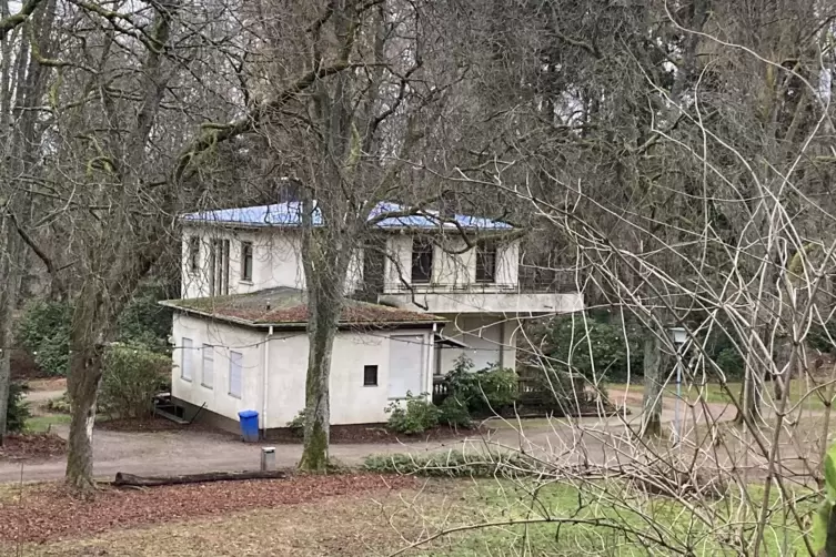 An der Neuffer-Villa wurden Fenster beschädigt. 