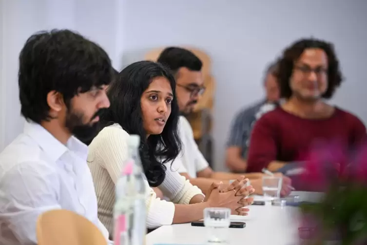 Bundesarbeitsminister Heil trifft indische Studenten an FU Berlin
