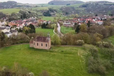 Der Glan-Blies-Radweg führt direkt durch Ulmet durch. 