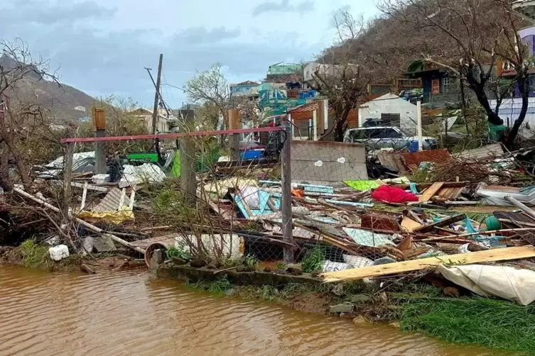 Der Hurrikan Beryl richtete in St. Vincent große Schäden an. 