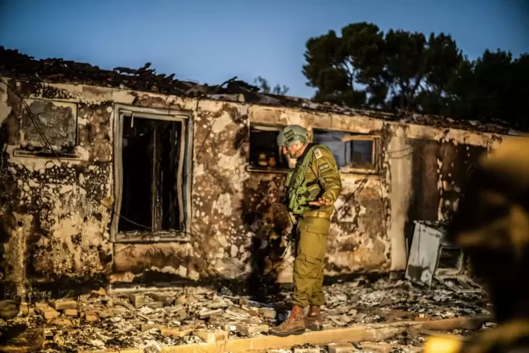 Nach Hamas-Großangriff - Kibbuz Be'eri