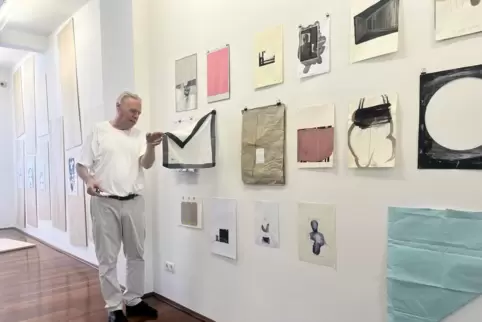 Skizzen, Notizen, Bilder, Zeichnungen: Die Ausstellungen zeigt Arbeiten Wolfgang Sautermeisters aus den vergangenen 30 Jahren.