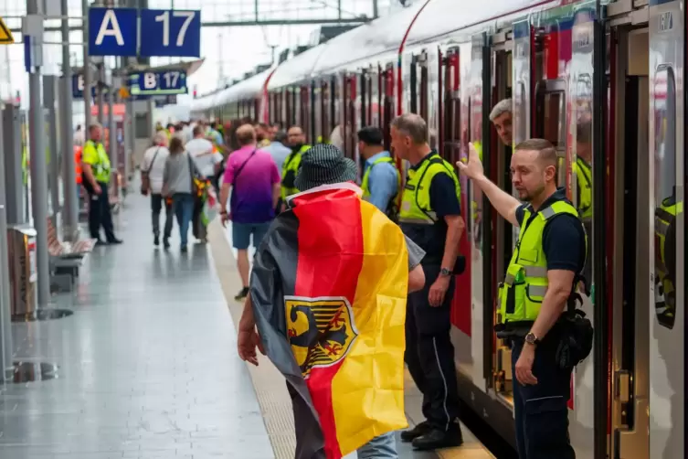 Bahnfahren während der EM