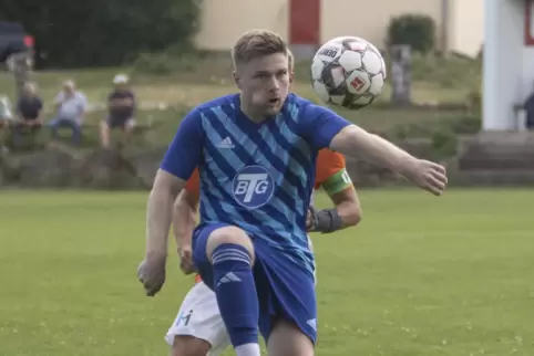 Wieder mit seinem Team beim Turnier in Gauersheim dabei: Maximillian Angst von der TSG Zellertal, hier beim Turnier im Vorjahr i