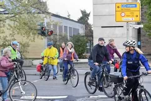 Die Fahrrad-Demos widmeten sich unterschiedlichen thematischen Schwerpunkten. 