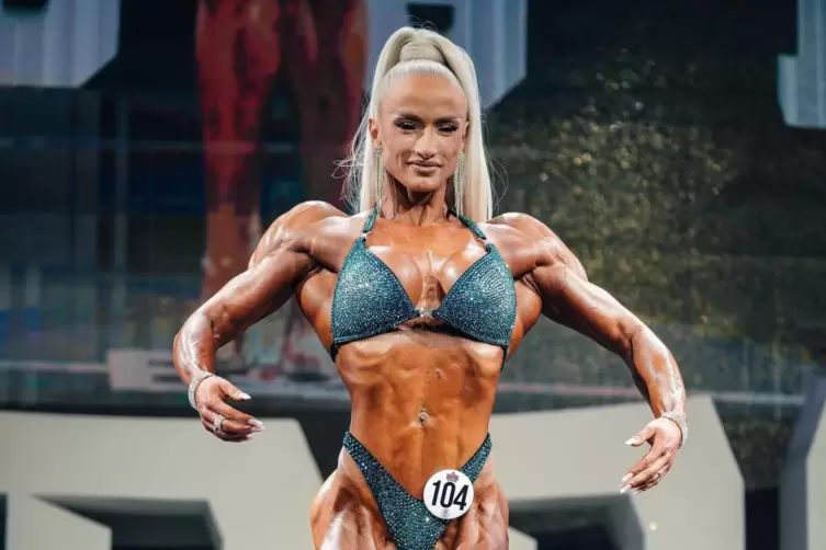 Denise Zwinger auf dem Weg zu ihrem Traum, einem Start bei der Wahl zur Miss Olympia. 