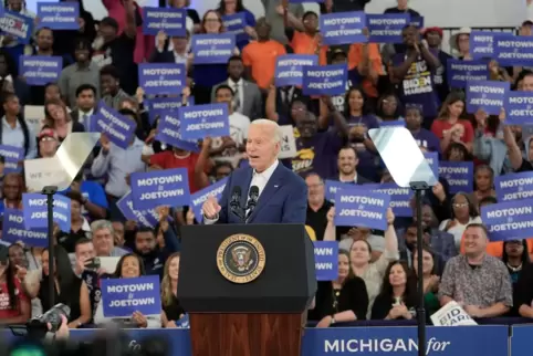 Wahlkampf in den USA - Biden in Detroit