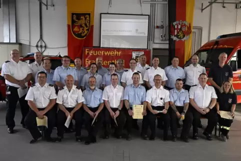 Mehrere Auszeichnungen wurden beim Jahresempfang der Feuerwehr verliehen. 