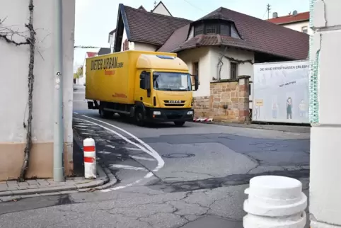 Wird wegen Glasfaserausbaus gesperrt: die Herxheimer Hauptstraße. 