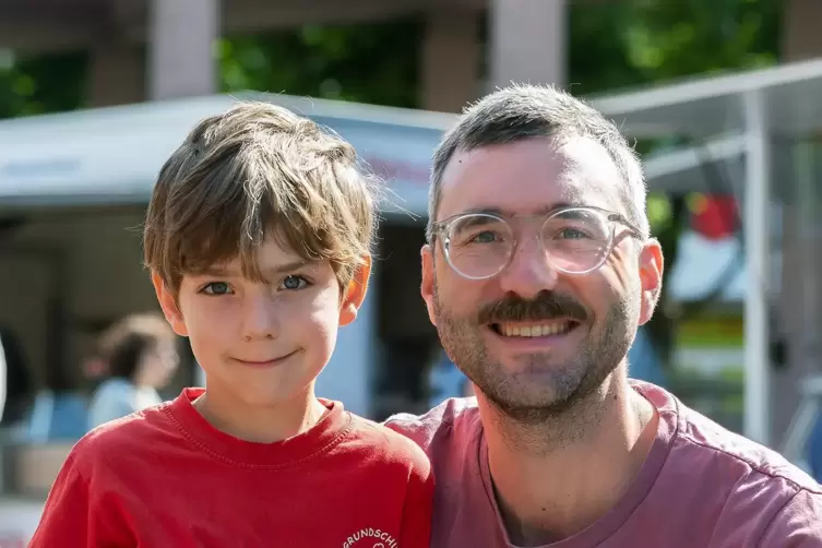 Stefan Klees mit Sohn Jakob 