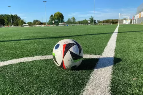 Das Prunkstück des Sportparks ist der Kunstrasenplatz. Mittlerweile liegt die dritte Generation Kunstrasen auf dem Spielfeld. 