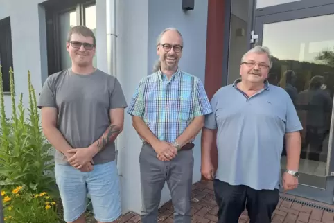 Die neue Trulber Gemeindeführung (von links): Erster Beigeordneter Sascha Walch, Ortsbürgermeister Harald Hatzfeld und Beigeordn