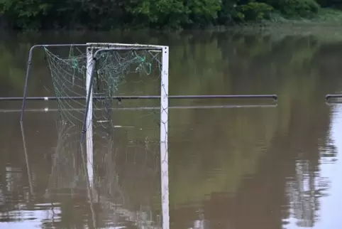 Hochwasser in Baden-Württemberg - Meckenbeuren