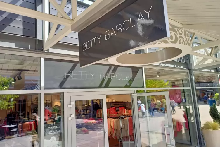 Stein des Anstoßes: Der Betty-Barclay-Shop im Zweibrücker Outlet.