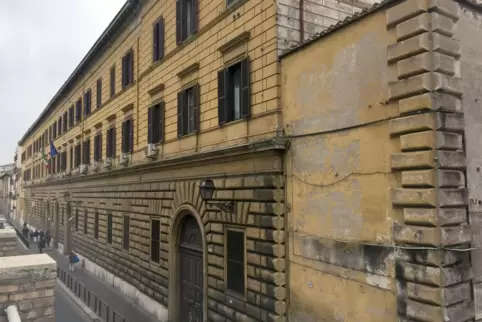 Dicke Mauern: ein Gefängnis in der Hauptstadt Rom. 