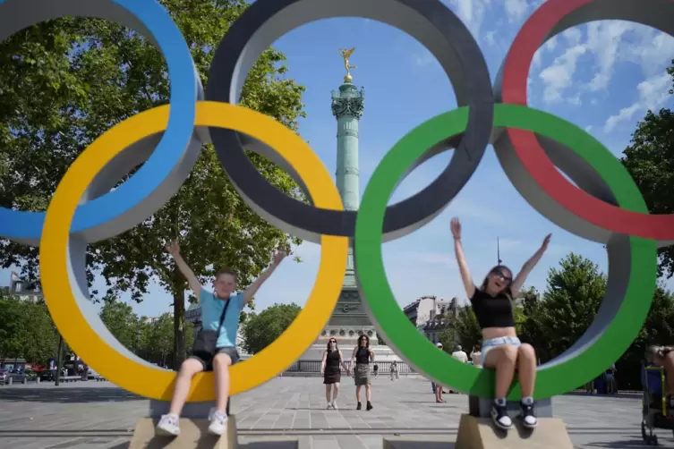 Im Zeichen der Ringe: Am nächsten Freitag beginnen die Olympischen Spiele in Paris. 