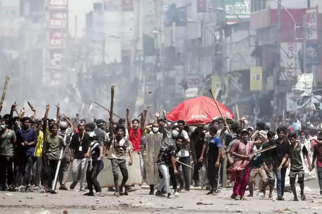 Studentenproteste in Bangladesch