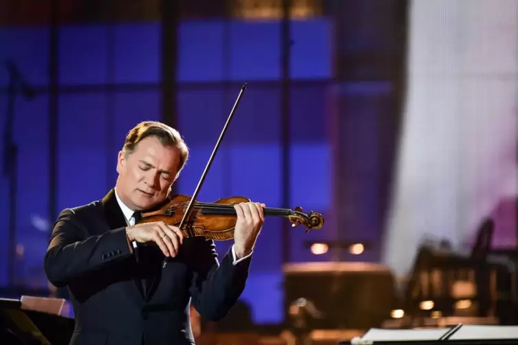 Der französische Geiger Renaud Capucon spielte das Violinkonzert von Richard Strauss. 