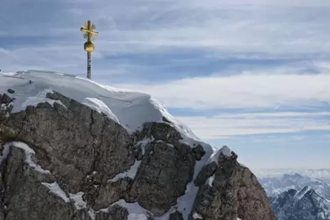 Gipfelkreuz der Zugspitze