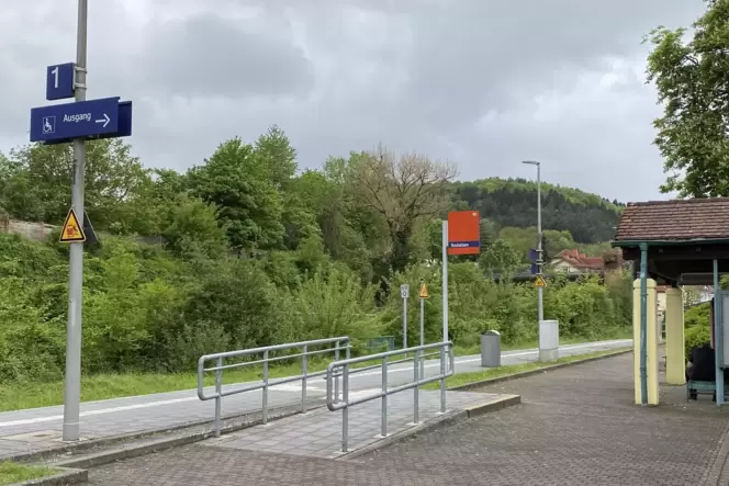 Der Haltepunkt Rodalben sieht auf den ersten Blick recht ordentlich aus und ist auch barrierefrei.