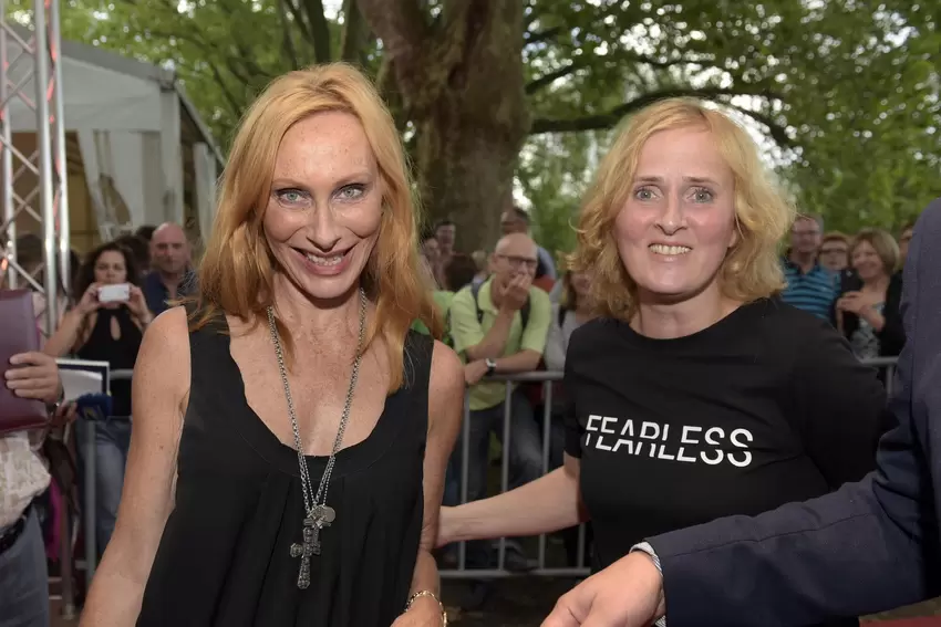 2011: Andrea Sawatzki und Regisseurin Sylke Enders.