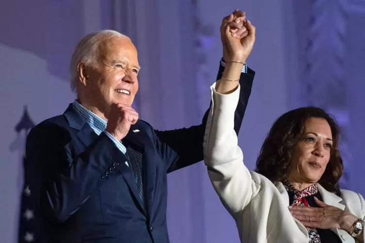 Joe Biden hat seine Vize Kamala Harris als Präsidentschaftskandidatin vorgeschlagen.