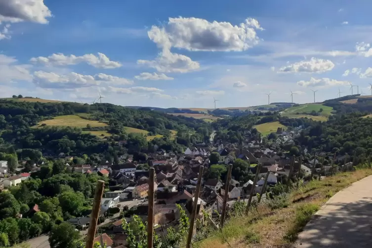 In Obermoschel wird gefeiert. 