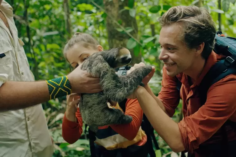 „Checker Tobi und die Reise zu den fliegenden Flüssen“ ist der zweite Spielfilm mit Moderator Tobias Krell. 