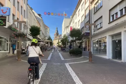 Überwiegend positive Rückmeldungen gab es auf die Öffnung der Fußgängerzone für Radfahrer zu bestimmten Zeiten. 